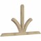 Ekena Millwork Richland Rough Sawn Timber Gable Bracket, Douglas Fir, 84"W x 45"H x 4"D x 4"F, 13/12 Pitch GBW084X45X0404RIC00RDF - alternate 2